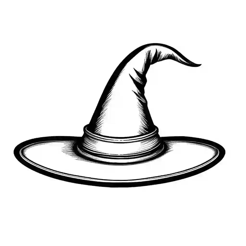 Witches Hat coloring pages